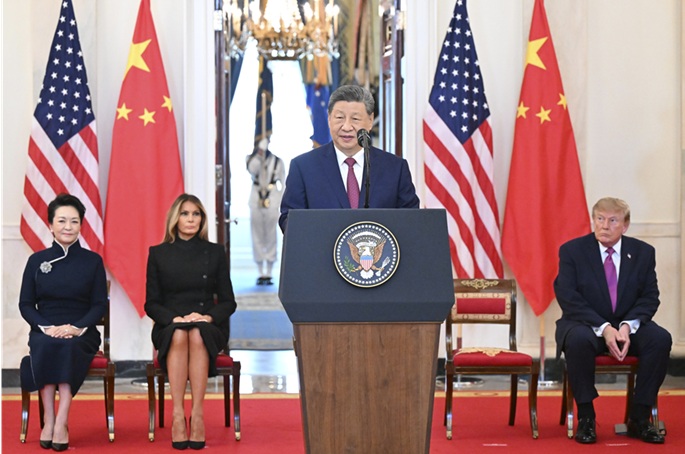 Xi kutsuu muuttamaan Kiinan ja Yhdysvaltojen uuden suhteenäkemyksen käytäntöön 1