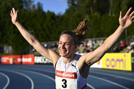 Yleisurheilutuomio: Lotta Kemppisen juoksu tekee illasta sensaation 2 Yleisurheilutuomio: Lotta Kemppisen juoksu tekee illasta sensaation 1