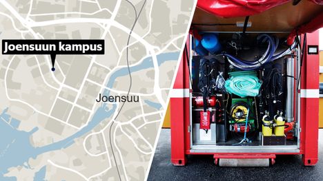 Laserleikkuri syttyi palamaan Itä-Suomen yliopistolla Joensuussa 1