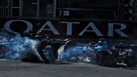 F1: Ketjukolarin aiheuttanut Franco Colapinto sai rangaistuksen 1