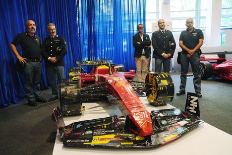 Ferrari kunnioittaa Schumacheria erikoisvärityksellä Italian GP:ssä 2 Ferrari kunnioittaa Schumacheria erikoisvärityksellä Italian GP:ssä 1