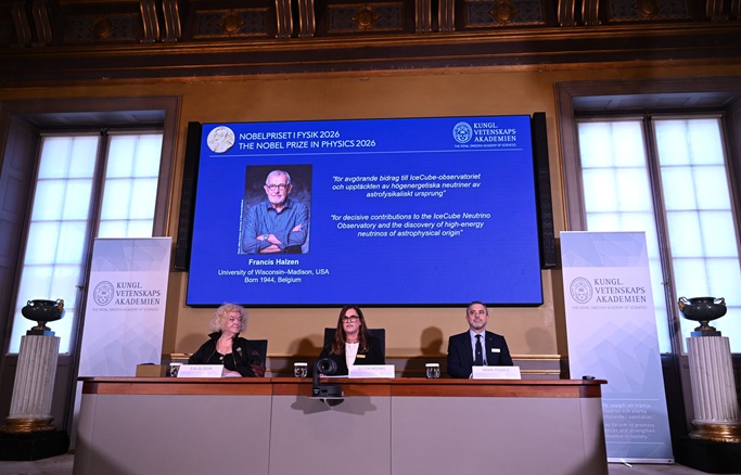 Francis Halzen sai Nobelin fysiikapalkinnon 1