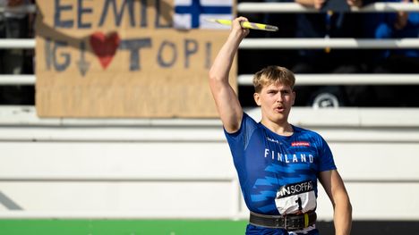 Keihäänheittäjä Topi Parviainen suoritti Cooperin testin 1