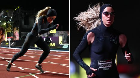 Keely Hodgkinsonin aerodynaaminen puku herätti keskustelua Lontoon Athlosissa 2 Keely Hodgkinsonin aerodynaaminen puku herätti keskustelua Lontoon Athlosissa 1
